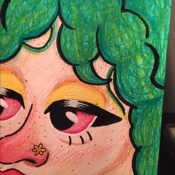 Esmeralda painting - Picture 6 of 6